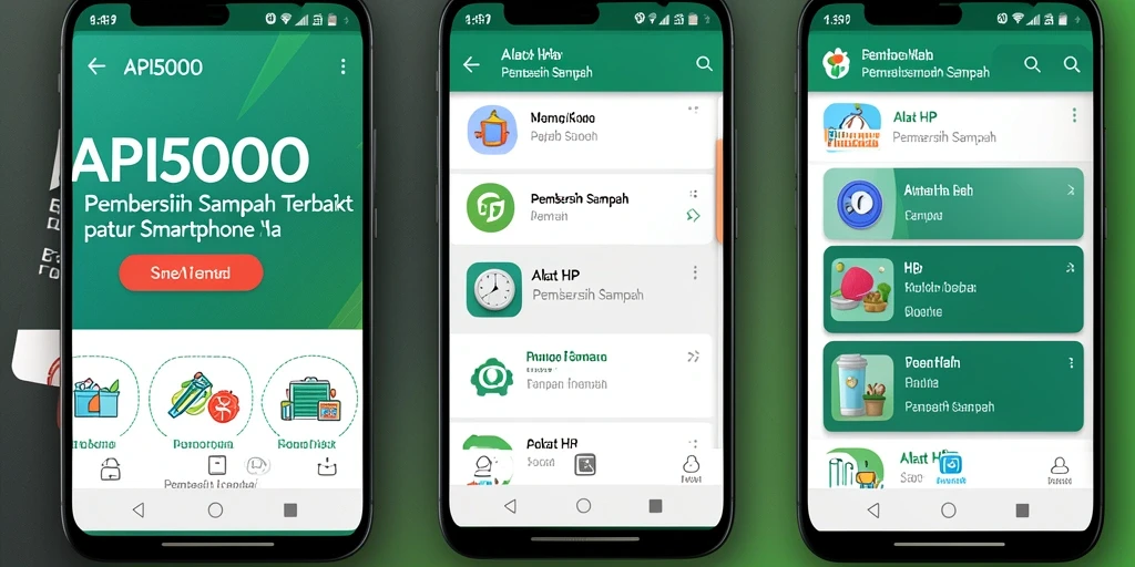 Antarmuka utama API5000 yang intuitif dan mudah digunakan.