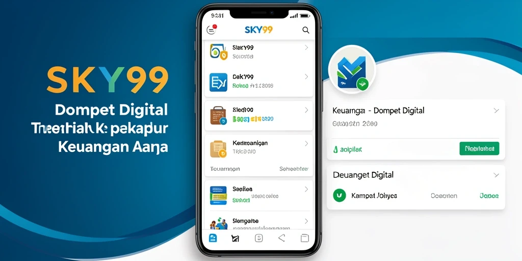 Tampilan antarmuka aplikasi SKY99 yang mudah digunakan dan intuitif.