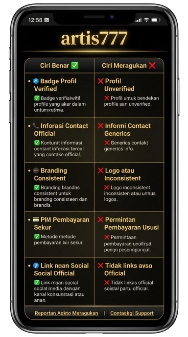 Halaman Resmi Download APK Artis777 untuk Android